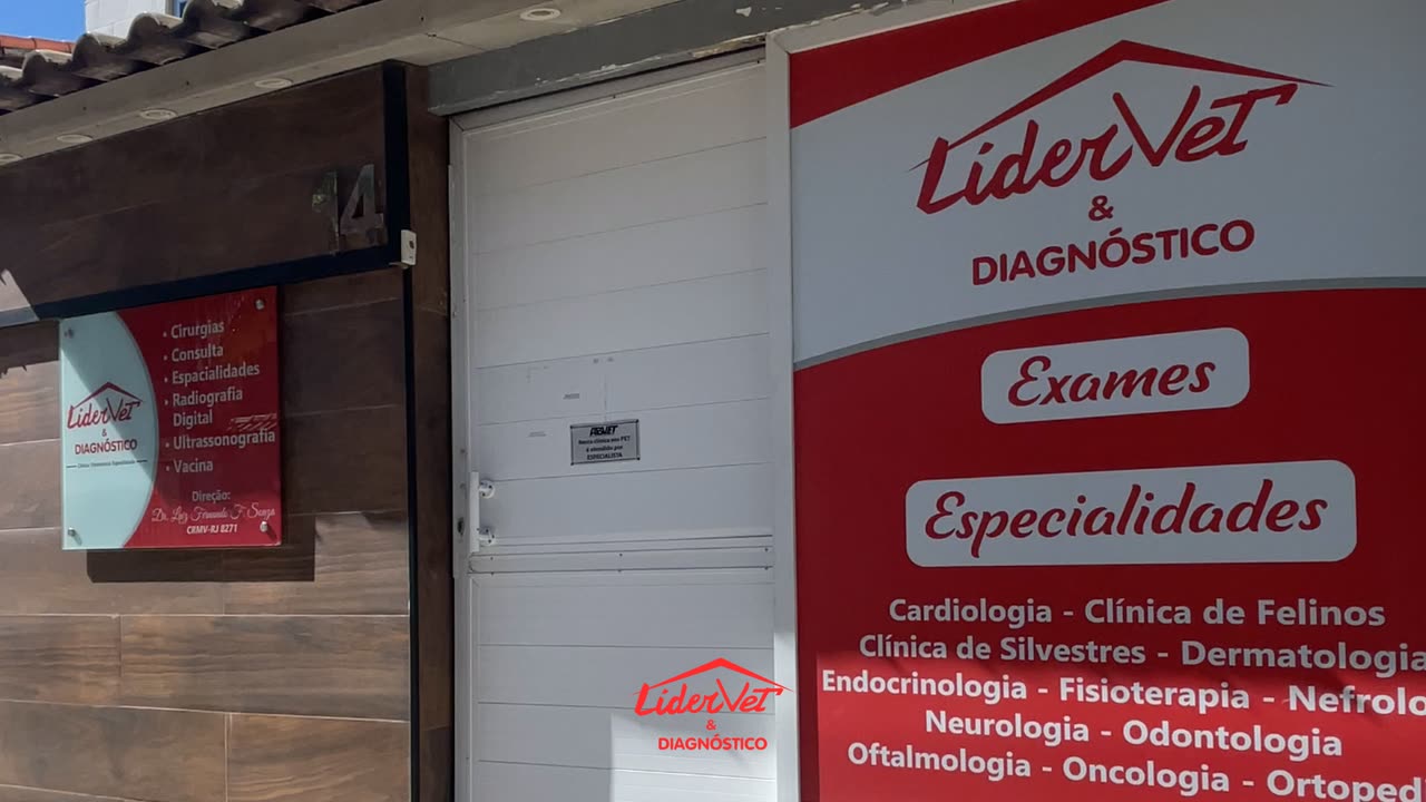 Fachada da LíderVet & Diagnóstico